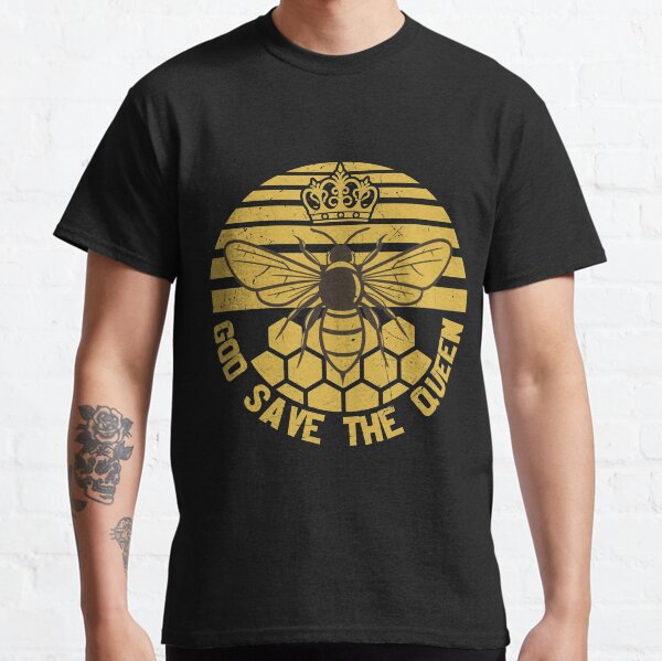 god save the queen bee t shirt