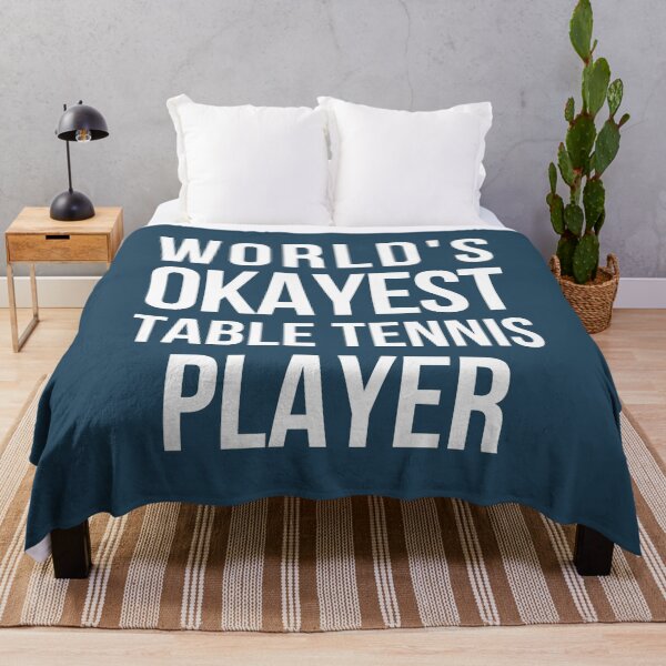 Item preview, Worlds Okayest Table Tennis Player designed and sold by CeciLop.