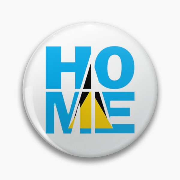 Item preview, St Lucia Flag Collection Spelling HOME - Soca Mode designed and sold by Soca-Mode.
