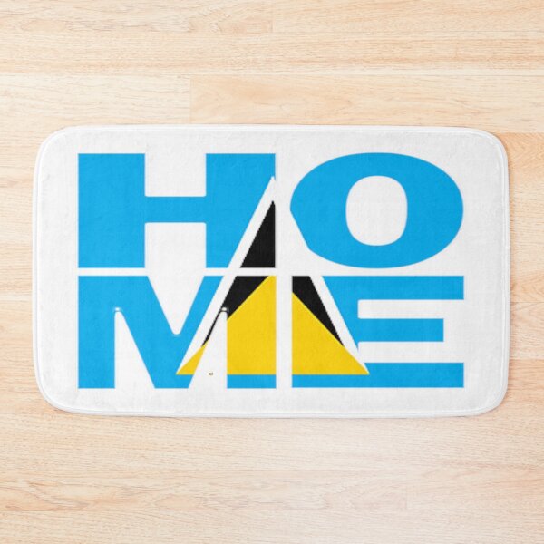 Item preview, St Lucia Flag Collection Spelling HOME - Soca Mode designed and sold by Soca-Mode.
