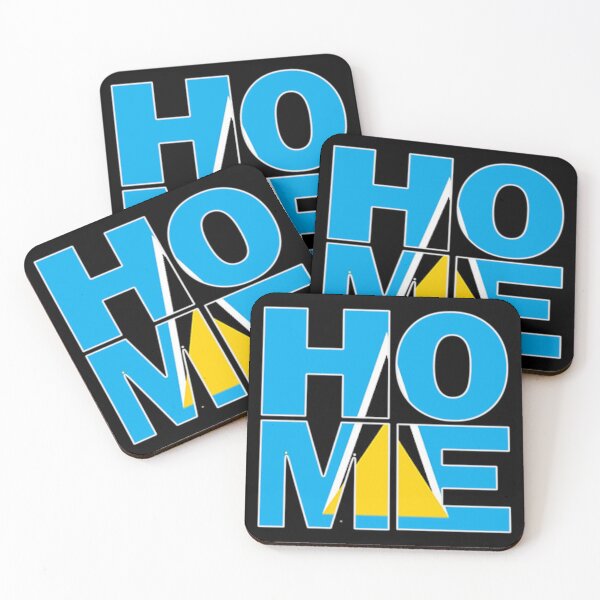 Item preview, St Lucia Flag Collection Spelling HOME - Soca Mode designed and sold by Soca-Mode.