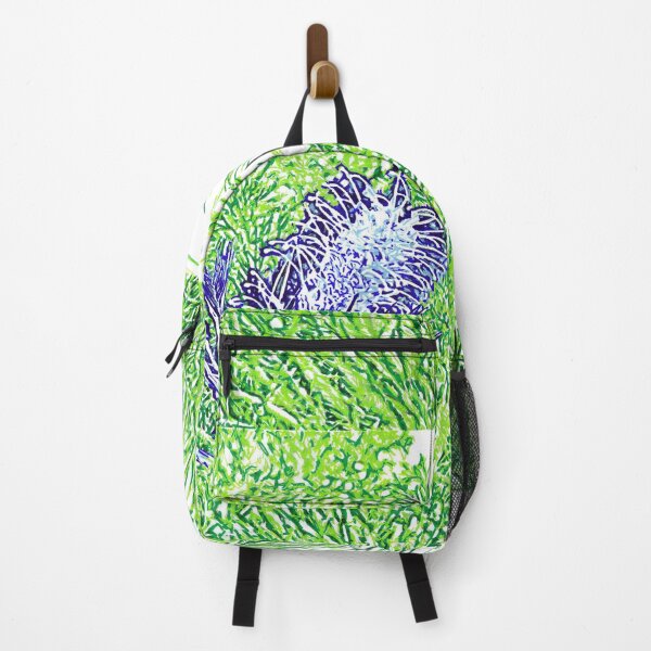 Item preview, Green and Blue Grevillea designed and sold by TripodDogShop.