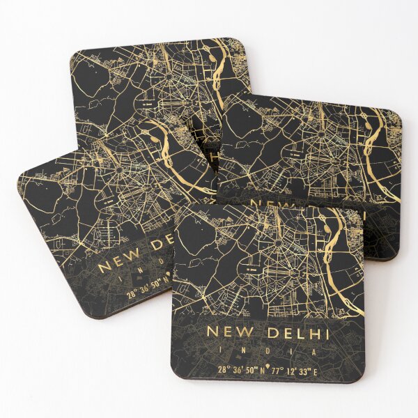 Artikelvorschau, Neu-Delhi Karte Indien entworfen und verkauft von hatimelhag.