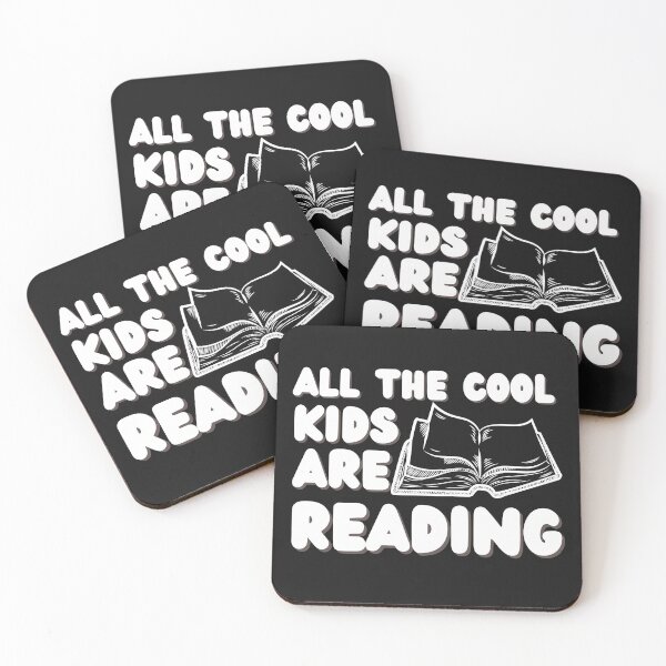 Item preview, All The Cool Kids Are Reading designed and sold by WordArtDesign.