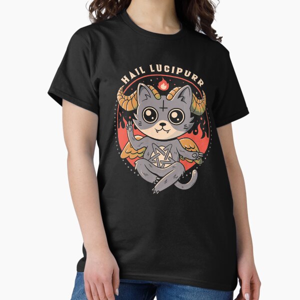 Artikel-Vorschau von Hail Lucipurr - süßes Baphomet Katzengeschenk, designt und verkauft von EduEly.