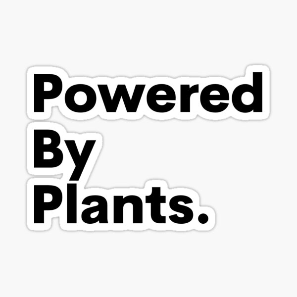 Item preview, Powered by Plants designed and sold by caitied10.