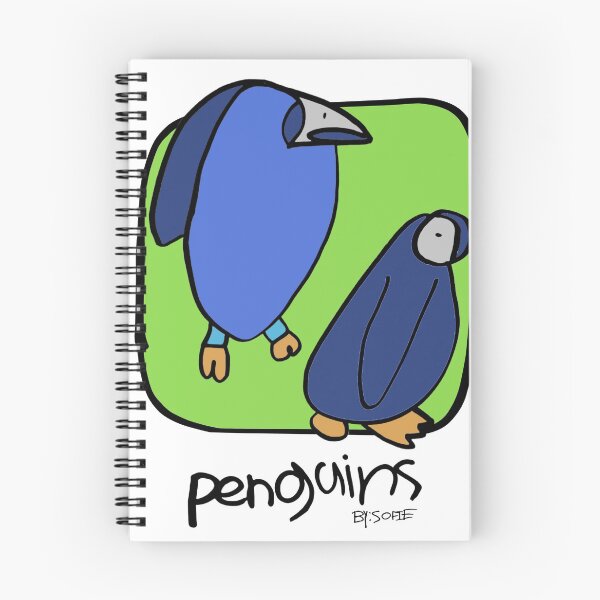 Item preview, Penguin Mommy & Baby By Sofie (light green and blue) designed and sold by BySofie.