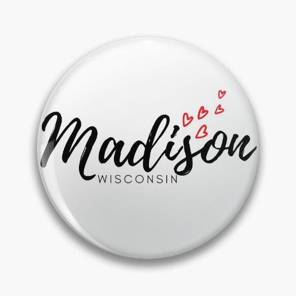 Item preview, Cute Madison Wisconsin Hearts designed and sold by lovelylavenderJ.