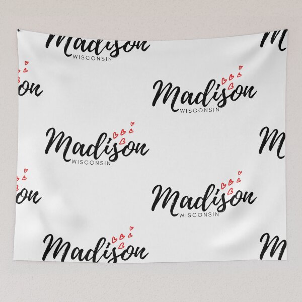 Item preview, Cute Madison Wisconsin Hearts designed and sold by lovelylavenderJ.