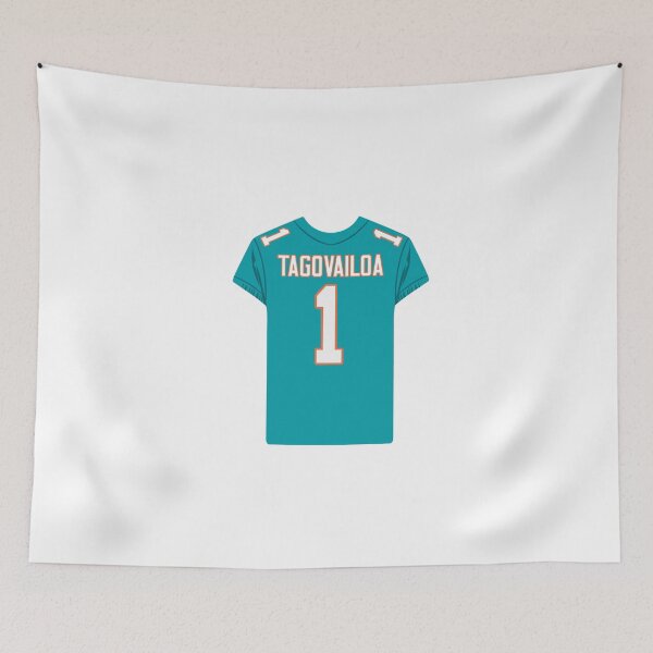 Item preview, Tua Tagovailoa #1 Jersey designed and sold by BACGraphics.