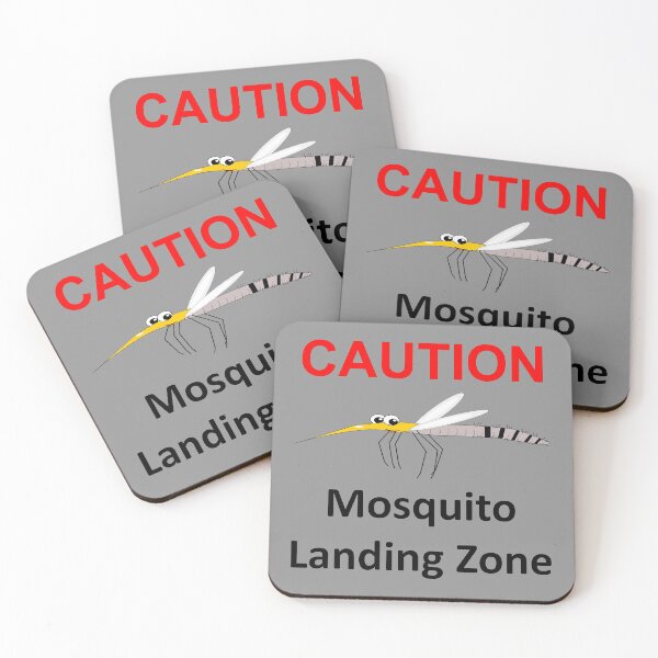 Item preview, Caution Mosquito Landing Zone. Cute Mosquito Design, If Mosquitos can be cute. designed and sold by Oaks Creations.