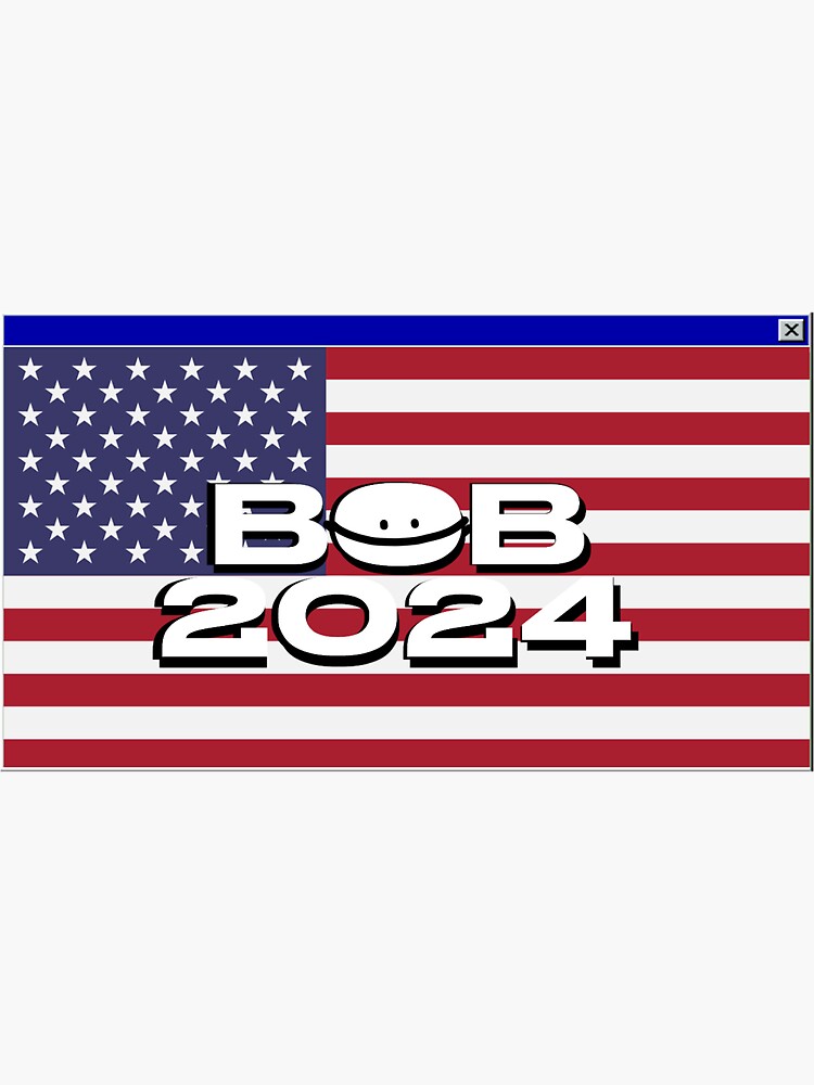 "BOB 2024! PopUp" Sticker for Sale by phloxio | Redbubble