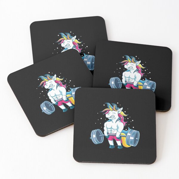 Item preview, Unicorn Weightlifting Shirt Deadlift Fitness Gym Women designed and sold by derekvella.