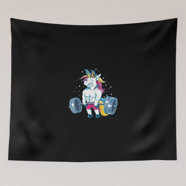 Item preview, Unicorn Weightlifting Shirt Deadlift Fitness Gym Women designed and sold by derekvella.