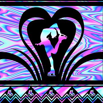Artwork thumbnail, Figure Skating Colorful by lehnhattien