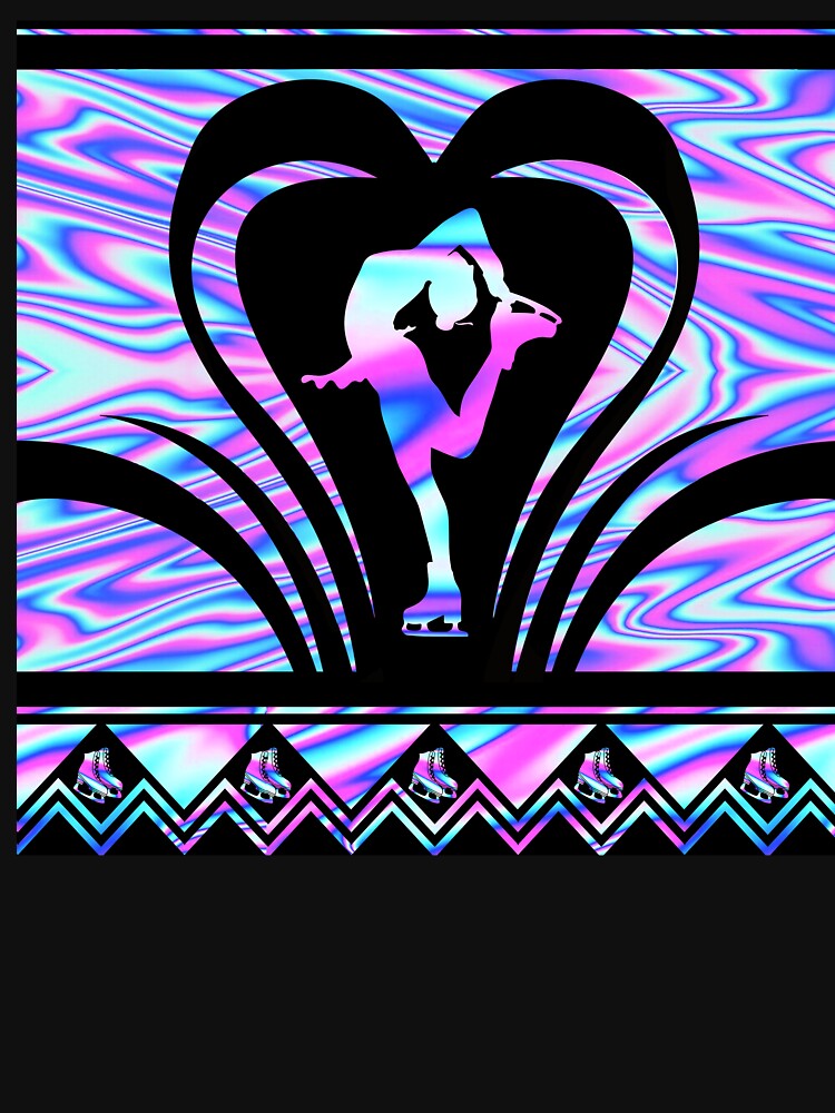 Thumbnail 7 of 7, Classic T-Shirt, Figure Skating Colorful designed and sold by lehnhattien.