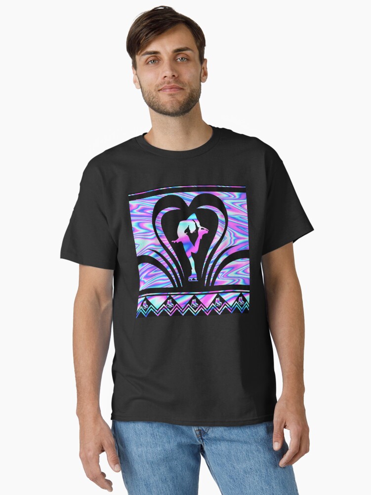 Thumbnail 2 of 7, Classic T-Shirt, Figure Skating Colorful designed and sold by lehnhattien.
