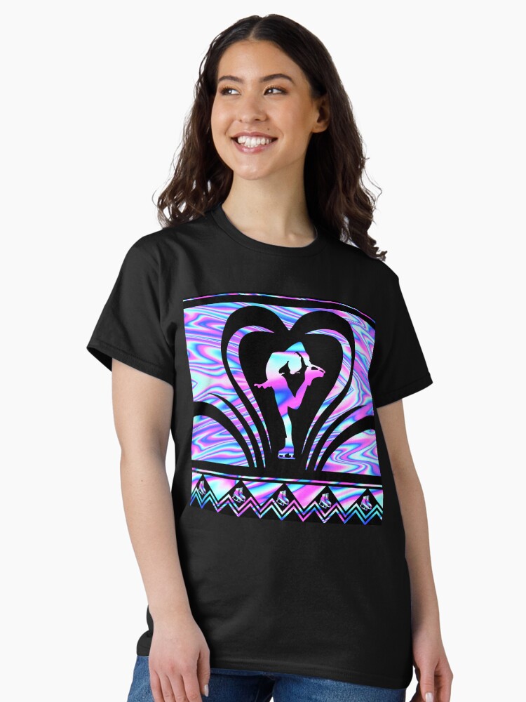 Thumbnail 1 of 7, Classic T-Shirt, Figure Skating Colorful designed and sold by lehnhattien.
