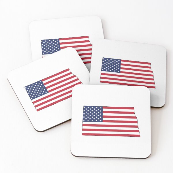 Item preview, American Flag North Dakota designed and sold by OlivDesignsCo.