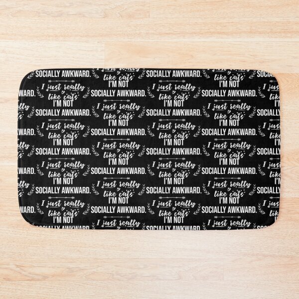 Item preview, I'm Not Socially Awkward, I Just Really Like Cats designed and sold by Ridaelb.