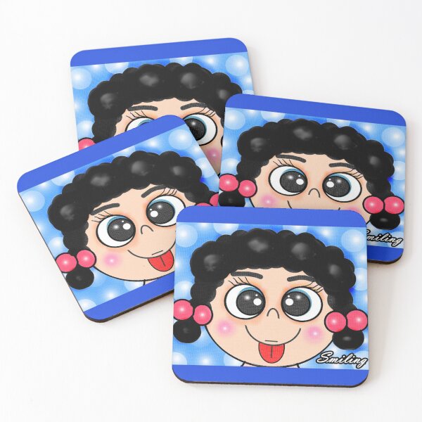 Item preview, Smiling girl  designed and sold by Shirley cute art .