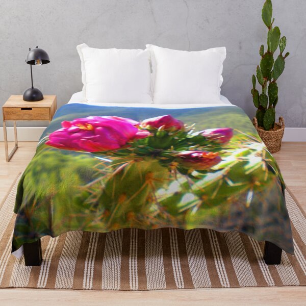 Item preview, Cactus Blooms in the Forest designed and sold by KR Art Studio.