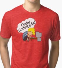 Code! Code! Code! Tri-blend T-Shirt