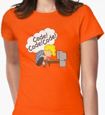 Code! Code! Code! Women's Fitted T-Shirt
