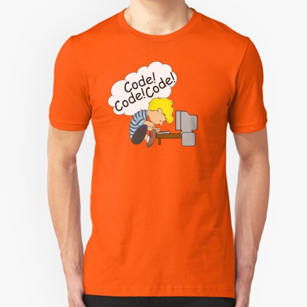 Code! Code! Code! Slim Fit T-Shirt