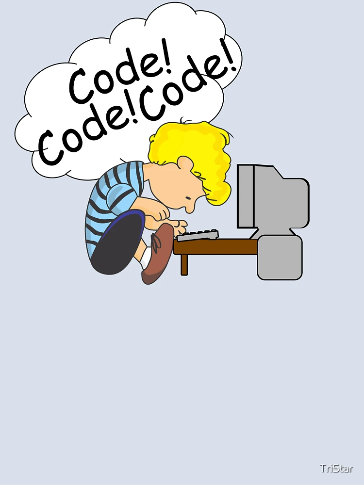 Thumbnail 4 von 4, Boxy T-Shirt, Code! Code! Code! designt und verkauft von TriStar.