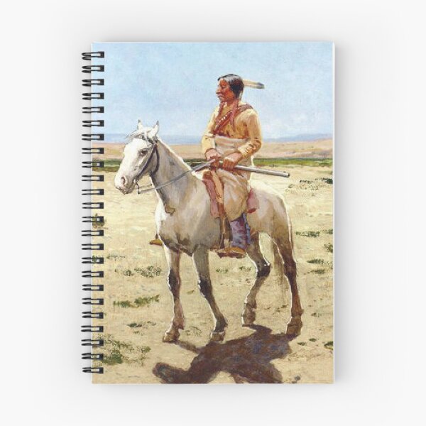 Item preview, Painting of a lone Native American  designed and sold by beachcamper.