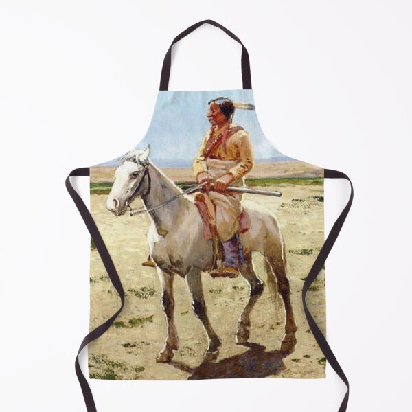 Item preview, Painting of a lone Native American designed and sold by beachcamper.