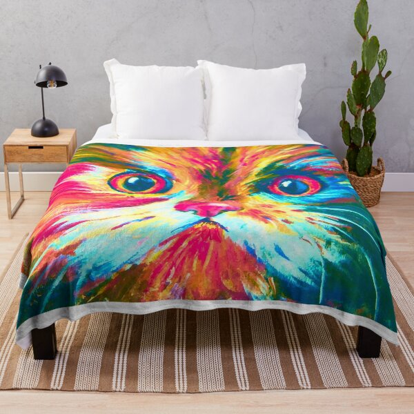 Item preview, Vibrant Kitty Cat designed and sold by Rush Whitacre.