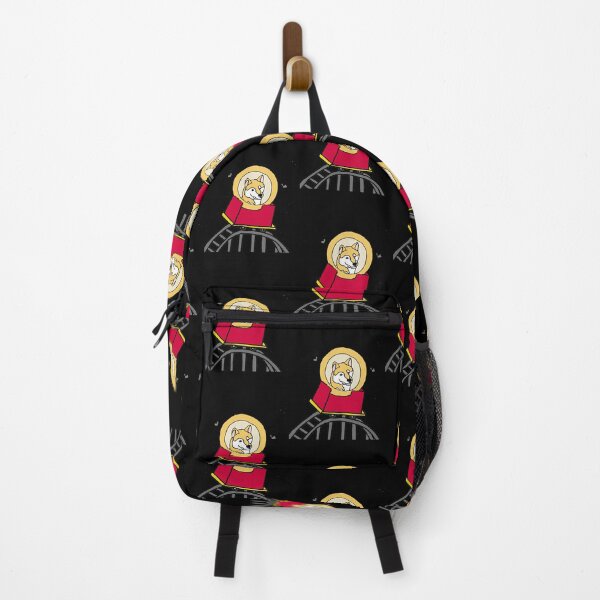 Item preview, Funny Dogecoin Crypto Riding Roller Coaster designed and sold by jaidinfilos.