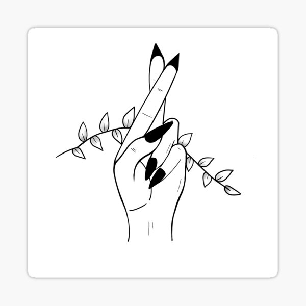 cross-your-fingers-sticker-for-sale-by-erinelizabeths-redbubble