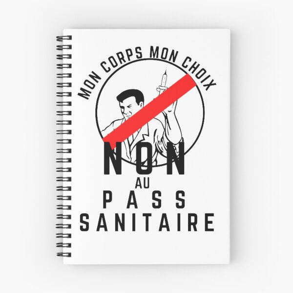 Aperçu de l'œuvre non au pass sanitaire,mon corp mon choix non au vaccin créée et vendue par Ammar-the-goat.