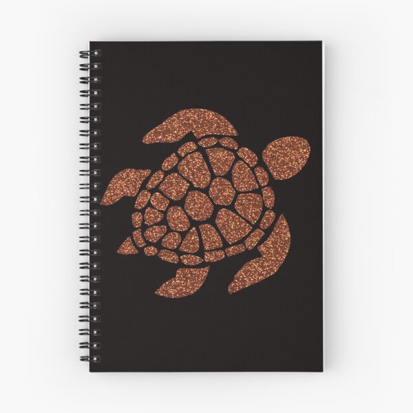 Item preview, Dark Orange Faux Glitter Turtle designed and sold by Felicity-K.