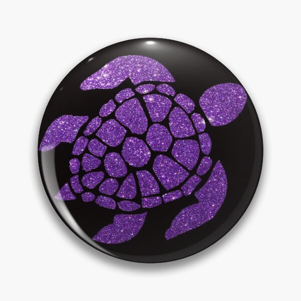 Item preview, Purple Faux Glitter Turtle designed and sold by Felicity-K.