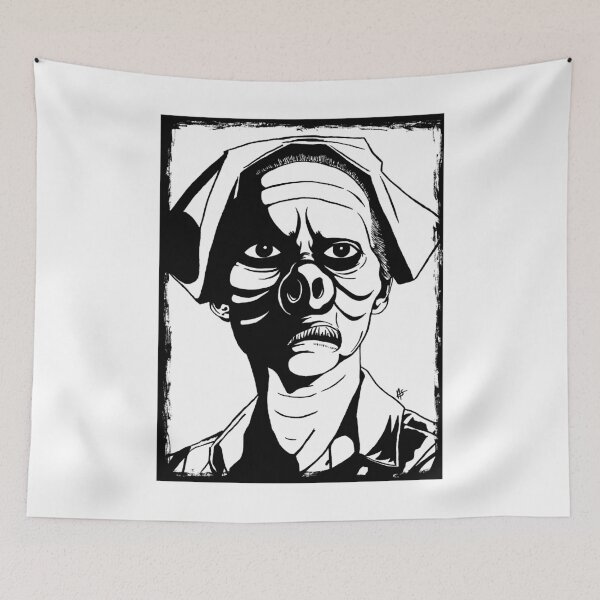 Item preview, Pig Nurse The Another Twilight Zone Movie Big eye Science Fiction designed and sold by TwilightFinal.