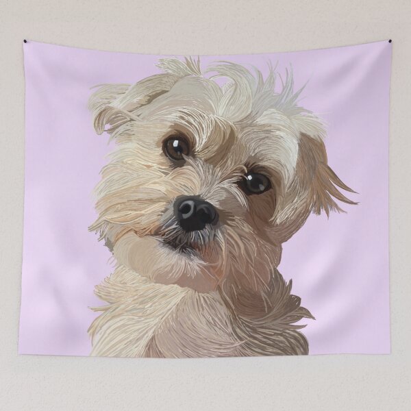 Item preview, lavender pup  designed and sold by catsdesignz.