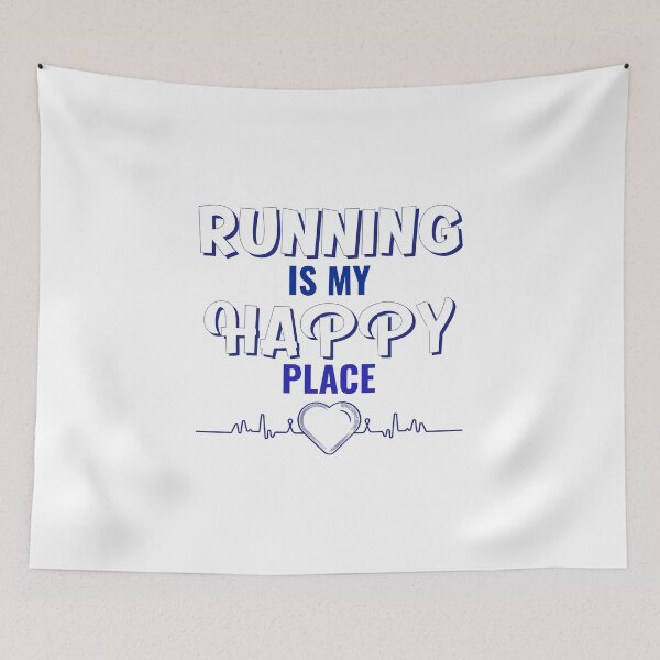 Item preview, Running Is My Happy Place designed and sold by Marathon-Runner.