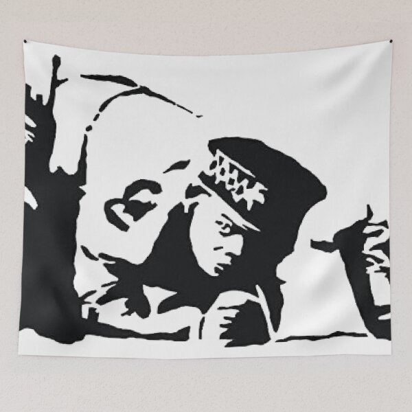 Item preview, Snorting Policeman – London  #18 designed and sold by BanksyArtShop.