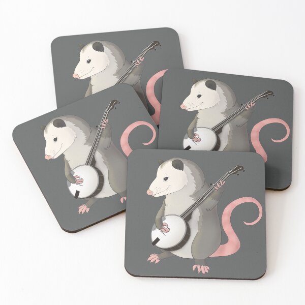 Item preview, Banjo playing possum dude designed and sold by Mehu.