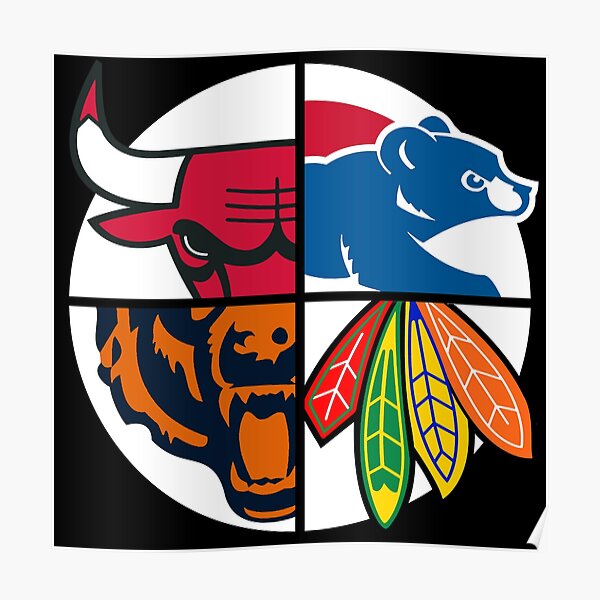 Chicago Sport Teams Posters for Sale