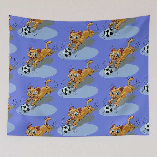 Item preview, meow! I like soccer too! designed and sold by mostheristore.