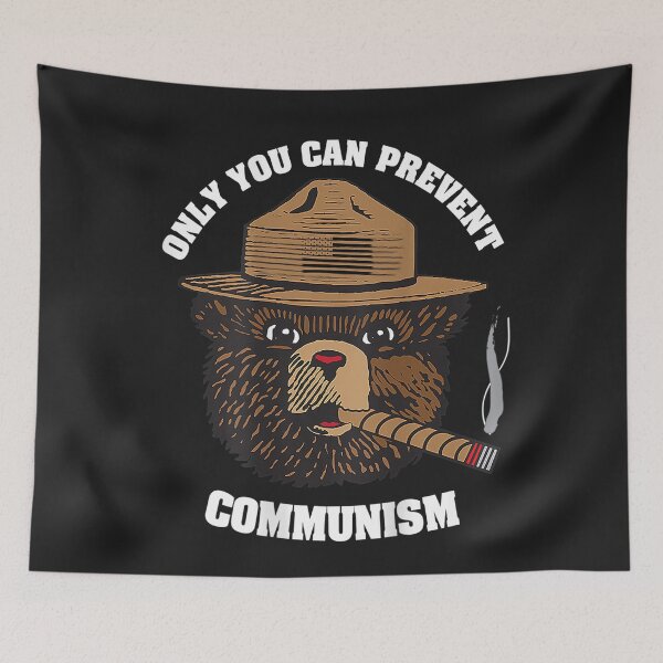 Item preview, Only You Can Prevent Communism Bear on back T-Shirt designed and sold by Busan-Benfica.