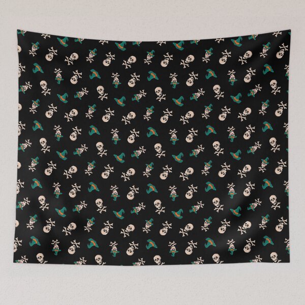 Item preview, Witch Skull and Cross Bones designed and sold by Pink Pineapple Works.