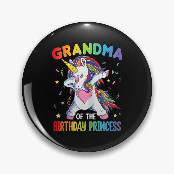 Item preview, Womens Grandma of the Birthday Princess Dabbing Unicorn Girl Teen  designed and sold by FidelmaShop.