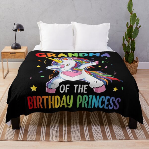 Item preview, Womens Grandma of the Birthday Princess Dabbing Unicorn Girl Teen designed and sold by FidelmaShop.