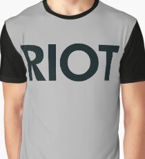 Riot (black) Graphic T-Shirt
